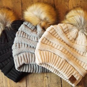 C.C. Beanie's with Pom Pom